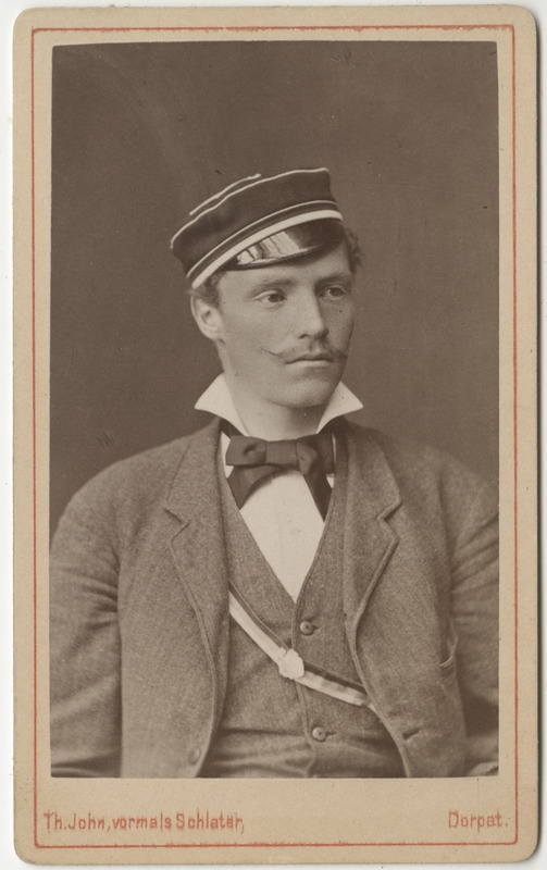 Korporatsioon "Estonia" liige Ulrich von Bremen, portreefoto