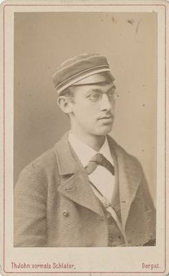 Korporatsioon "Estonia" liige John Scheel, portreefoto  duplicate photo