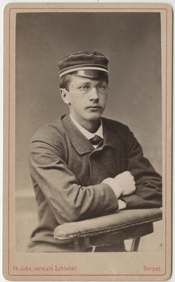 Korporatsioon "Estonia" liige Nikolai Hoffmann, portreefoto  duplicate photo