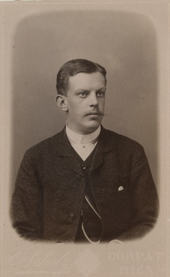 Korporatsioon "Estonia" liige Oskar Gabler, portreefoto  duplicate photo