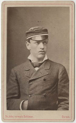 Korporatsioon "Estonia" liige Karl Eichhorn, portreefoto  duplicate photo