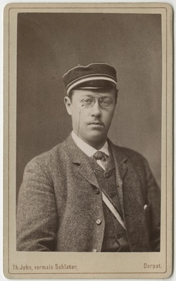 Korporatsioon "Estonia" liige Alexander von Rudnicki, portreefoto  duplicate photo