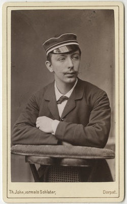 Korporatsioon "Estonia" liige Reinhold von Wistinghausen, portreefoto  duplicate photo