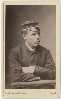 Korporatsioon "Estonia" liige Rudolf von Gernet, portreefoto  duplicate photo