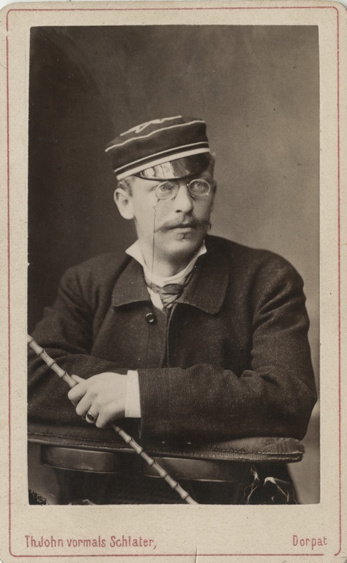 Korporatsioon "Estonia" liige Ernst von Rennenkampff, portreefoto