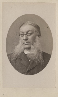 Tartu Ülikooli professor Eduard Georg von Wahl (19.02.1833–17.01.1890), portreefoto  duplicate photo
