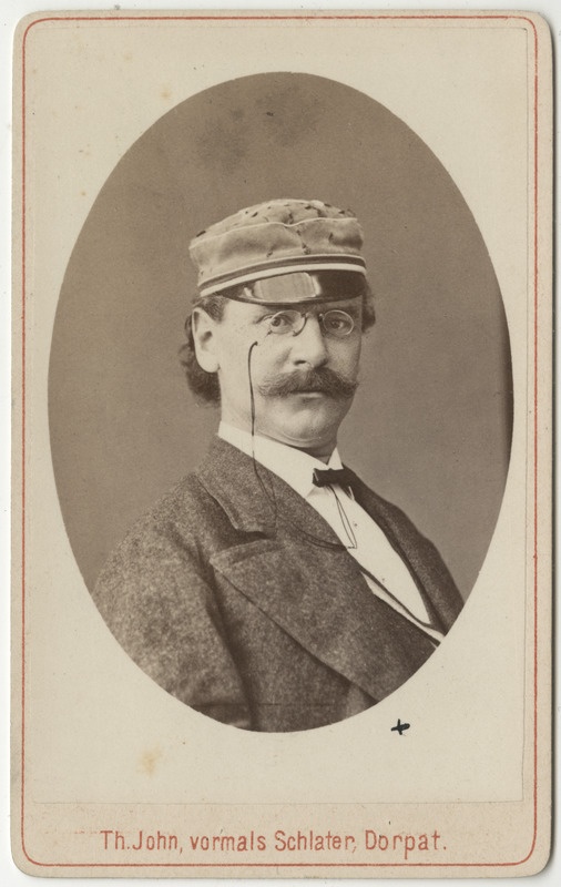 Korporatsioon "Estonia" liige Roman Grewendorff, portreefoto