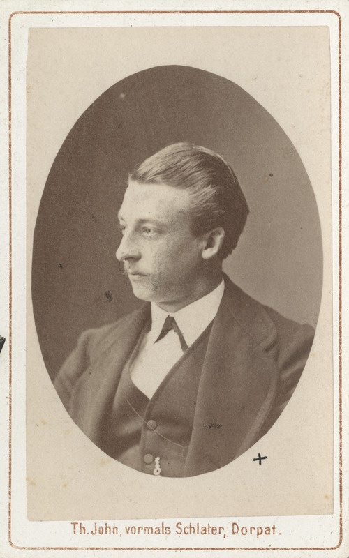 Korporatsioon "Estonia" liige Leonidas Smirnow, portreefoto