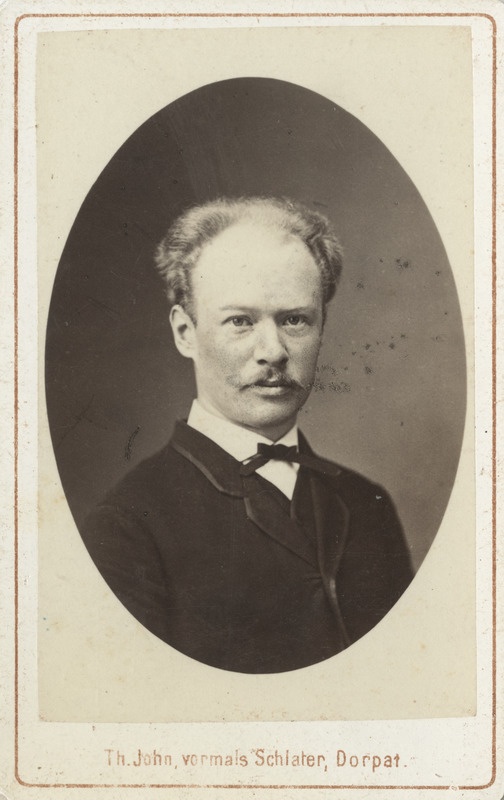 Korporatsioon "Estonia" liige Friedrich Veh, portreefoto