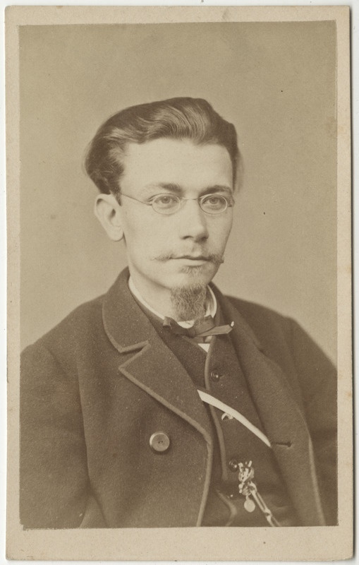 Korporatsioon "Estonia" liige Karl Körber, portreefoto