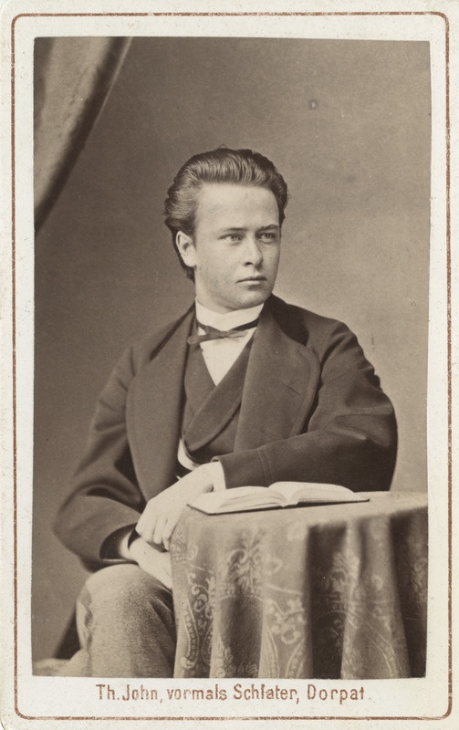 Korporatsioon "Estonia" liige Alexander Selenkoff, portreefoto