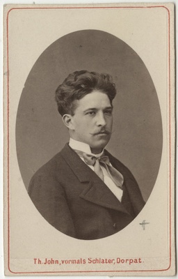 Korporatsioon "Estonia" liige Nikolai Oehren, portreefoto  duplicate photo