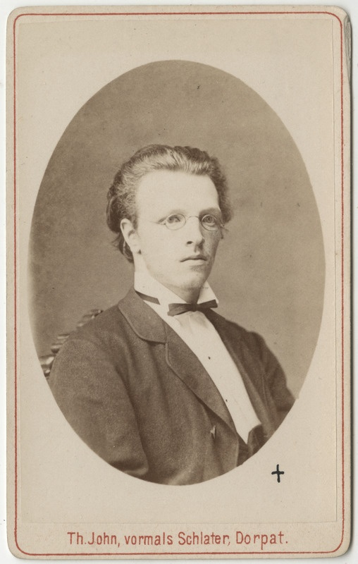 Korporatsioon "Estonia" liige Hermann Haller, portreefoto