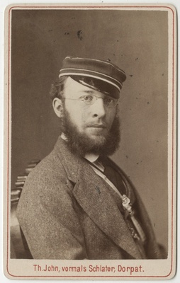 Korporatsioon "Estonia" liige parun Harald Toll, portreefoto  duplicate photo