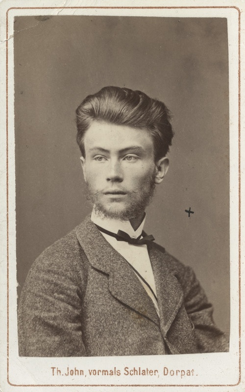 Korporatsioon "Estonia" liige William Frey, portreefoto