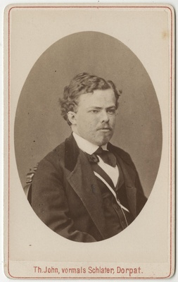 Korporatsioon "Estonia" liige Magnus von Lingen, portreefoto  duplicate photo