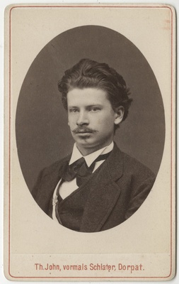 Korporatsioon "Estonia" liige parun Eugen Girard de Soucanton, portreefoto  duplicate photo