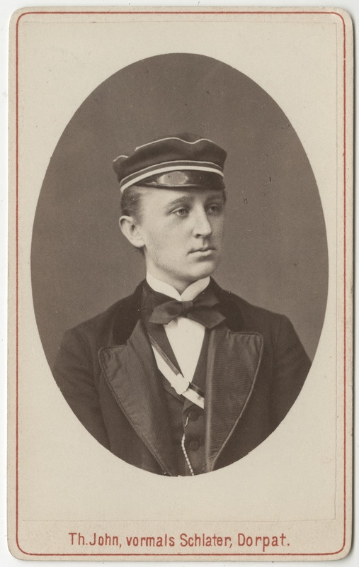 Korporatsioon "Estonia" liige Leo Alexejew, portreefoto