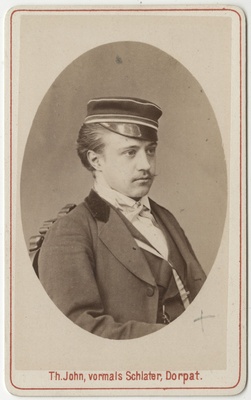 Korporatsioon "Estonia" liige Arthur von Ruckteschell, portreefoto  duplicate photo