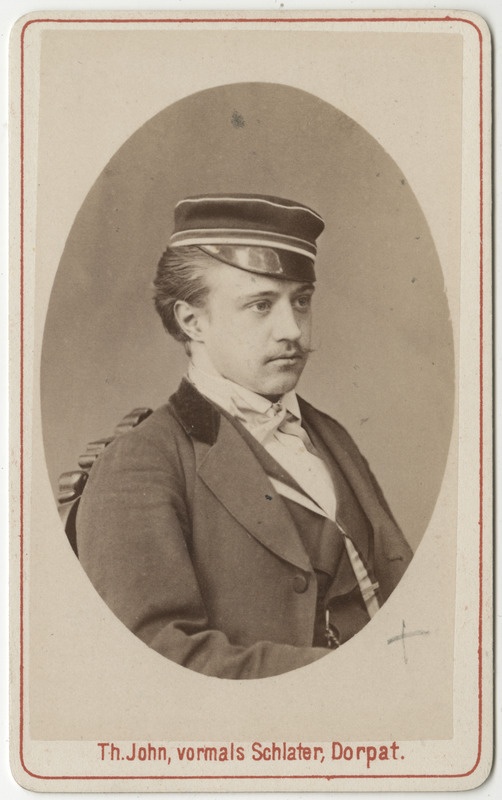 Korporatsioon "Estonia" liige Arthur von Ruckteschell, portreefoto