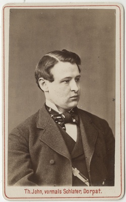 Korporatsioon "Estonia" liige Konstantin Staël von Holstein, portreefoto  duplicate photo