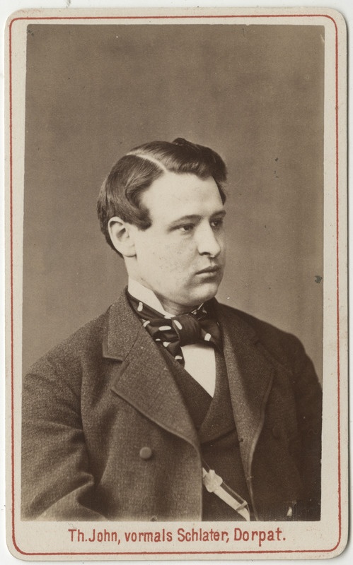 Korporatsioon "Estonia" liige Konstantin Staël von Holstein, portreefoto