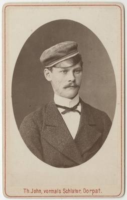 Korporatsioon "Estonia" liige Louis Haudelin, portreefoto  duplicate photo