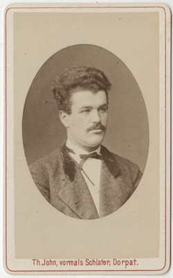 Korporatsioon "Estonia" liige Eugen Hagen, portreefoto  duplicate photo