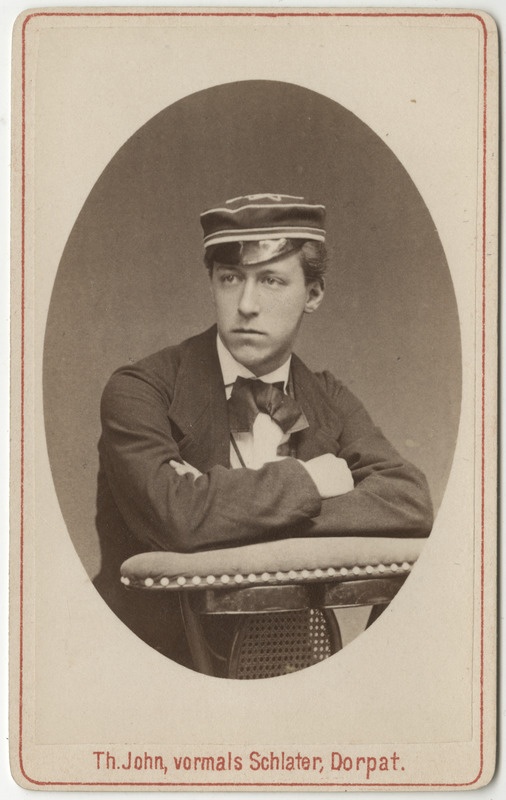 Korporatsioon "Estonia" liige Alfred Striedter, portreefoto