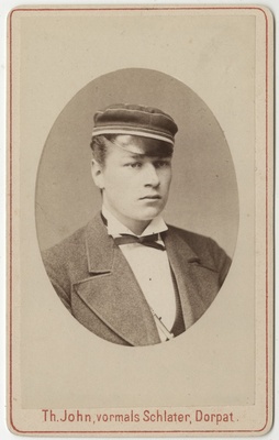 Korporatsioon "Estonia" liige Edgar Striedter, portreefoto  duplicate photo