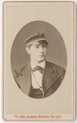 Korporatsioon "Estonia" liige Friedrich von Samson-Himmelstjerna, portreefoto  duplicate photo