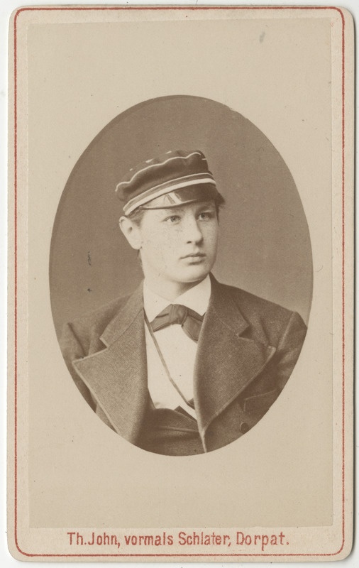 Korporatsioon "Estonia" liige Friedrich von Samson-Himmelstjerna, portreefoto