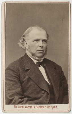 Tartu Ülikooli usuteaduse professor Alexander von Oettingen, portreefoto  duplicate photo