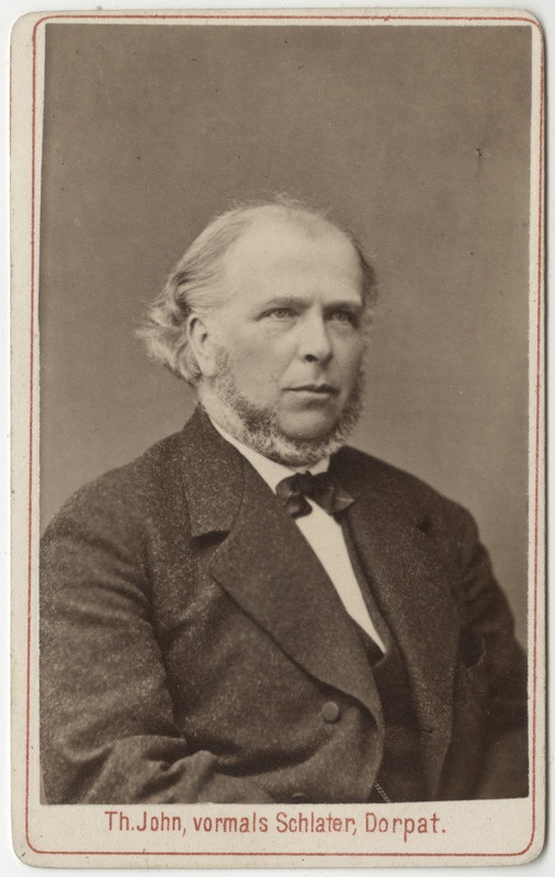 Tartu Ülikooli usuteaduse professor Alexander von Oettingen, portreefoto