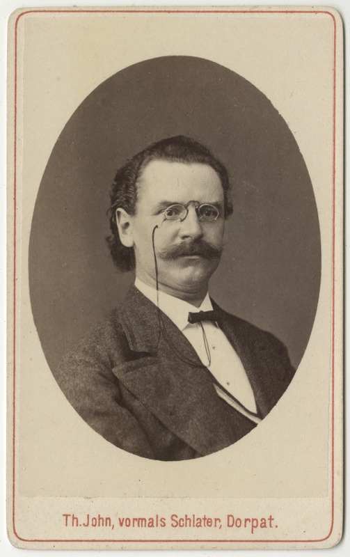 Korporatsioon "Estonia" liige Roman Grewendorff, portreefoto