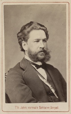 Korporatsioon "Estonia" liige Adolf Bergmann, portreefoto  duplicate photo