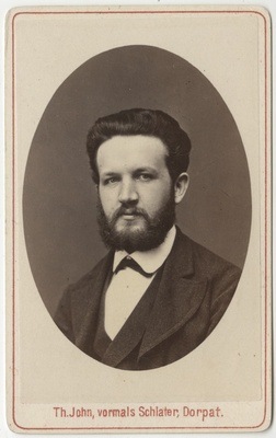 Korporatsioon "Estonia" liige Woldemar Schneider, portreefoto  duplicate photo