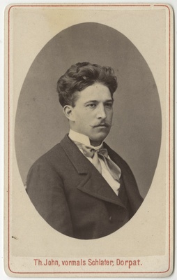 Korporatsioon "Estonia" liige Nikolai Oehren, portreefoto  duplicate photo