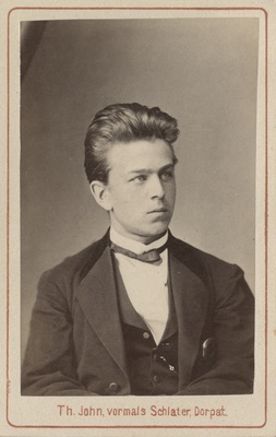 Korporatsioon "Estonia" liige Konstantin Ewers, portreefoto  duplicate photo