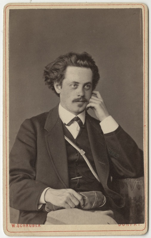 Korporatsioon "Estonia" liige Johannes Hörschelmann, portreefoto