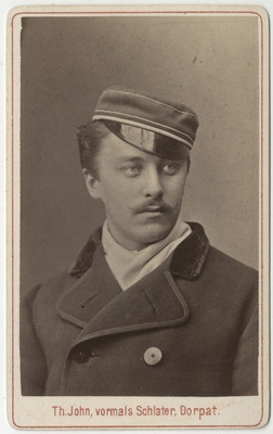 Korporatsioon "Estonia" liige Georg Martin Knüpffer, portreefoto  duplicate photo