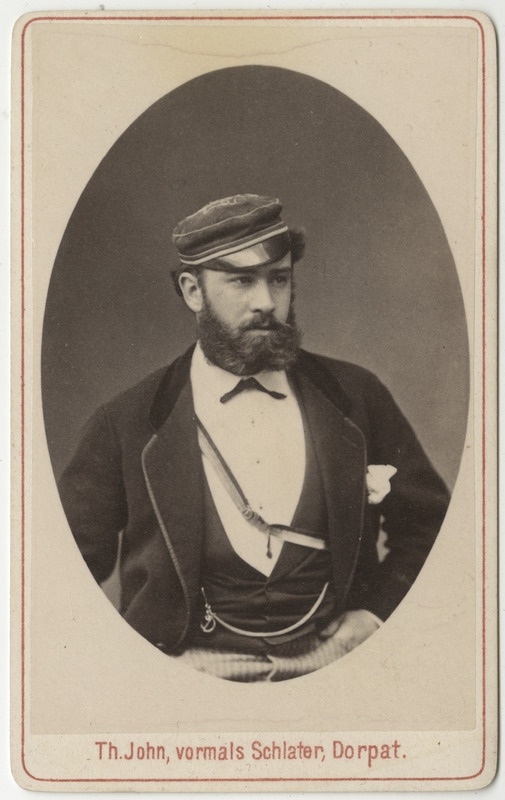 Korporatsioon "Estonia" liige Richard Hoffmann, portreefoto