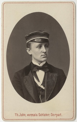 Korporatsioon "Estonia" liige Leo Alexejew, portreefoto  duplicate photo