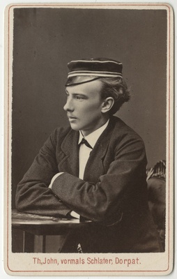 Korporatsioon "Estonia" liige Walter von Samson-Himmelstjerna, portreefoto  duplicate photo