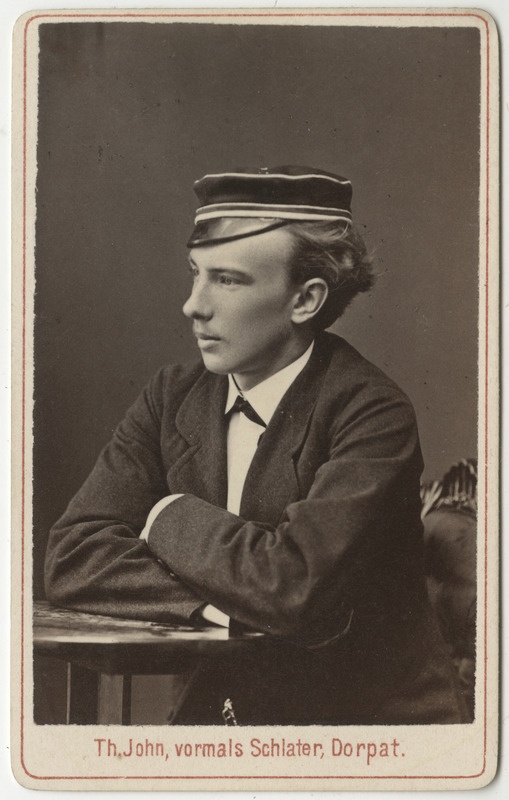 Korporatsioon "Estonia" liige Walter von Samson-Himmelstjerna, portreefoto