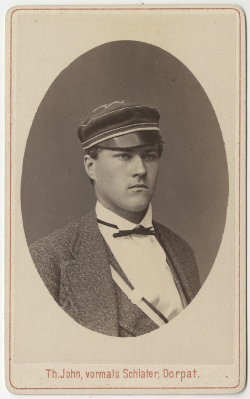 Korporatsioon "Estonia" liige Leo Furcht, portreefoto