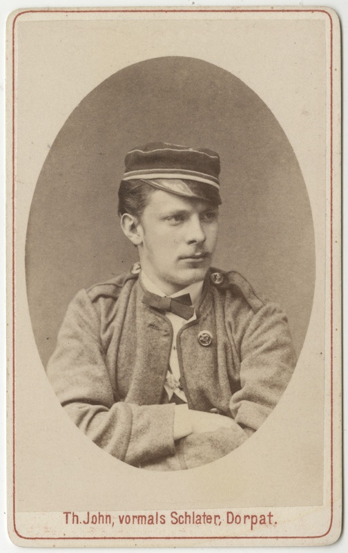 Korporatsioon "Estonia" liige Robert Donnerberg, portreefoto