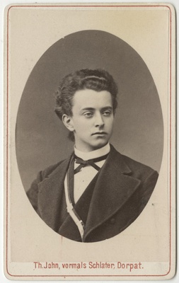 Korporatsioon "Estonia" liige Konstantin von Bremen, portreefoto  duplicate photo