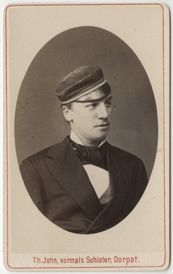 Korporatsioon "Estonia" liige krahv Bernhard Manteuffel, portreefoto  duplicate photo