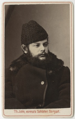 Korporatsioon "Estonia" auvilistlane Wolfgang Schlüter, portreefoto  duplicate photo